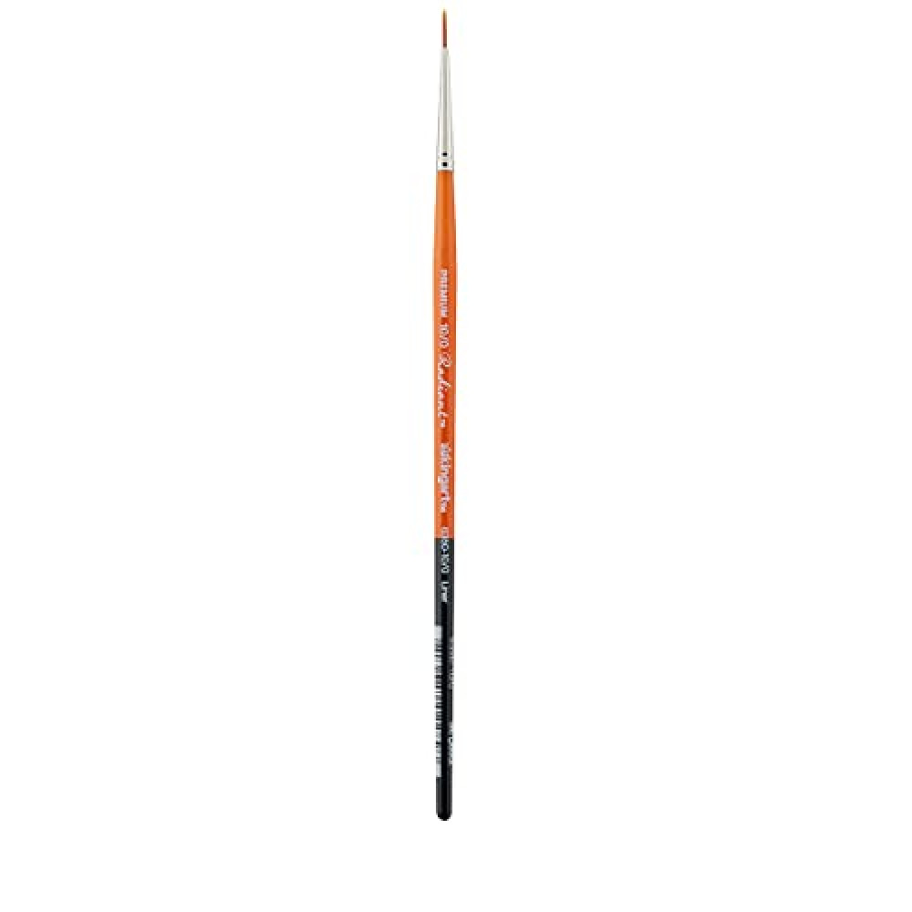 KINGART Premium Radiant 6350-10/0 Liner Series Artist Brush, Synthetic Taklon Hair, Short Handle, for Acrylic, Oil and Watercolor Painting, Size 10/0