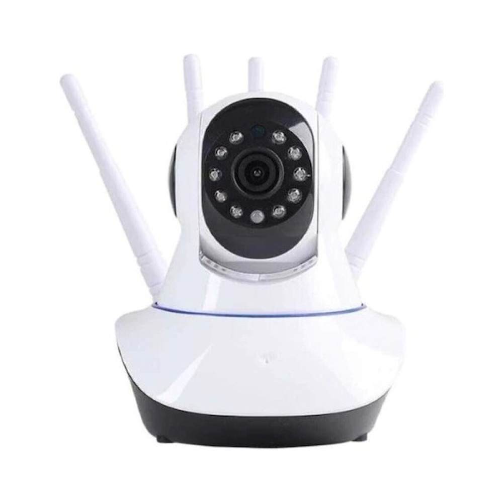 Kingboss Akıllı Kamera Full Hd 5 Antenli Yüksek Çekimli 360 Derece Hareket Sensörlü Wi-Fi Ip Kamera - Beyaz Web Kameraları Fiyatı