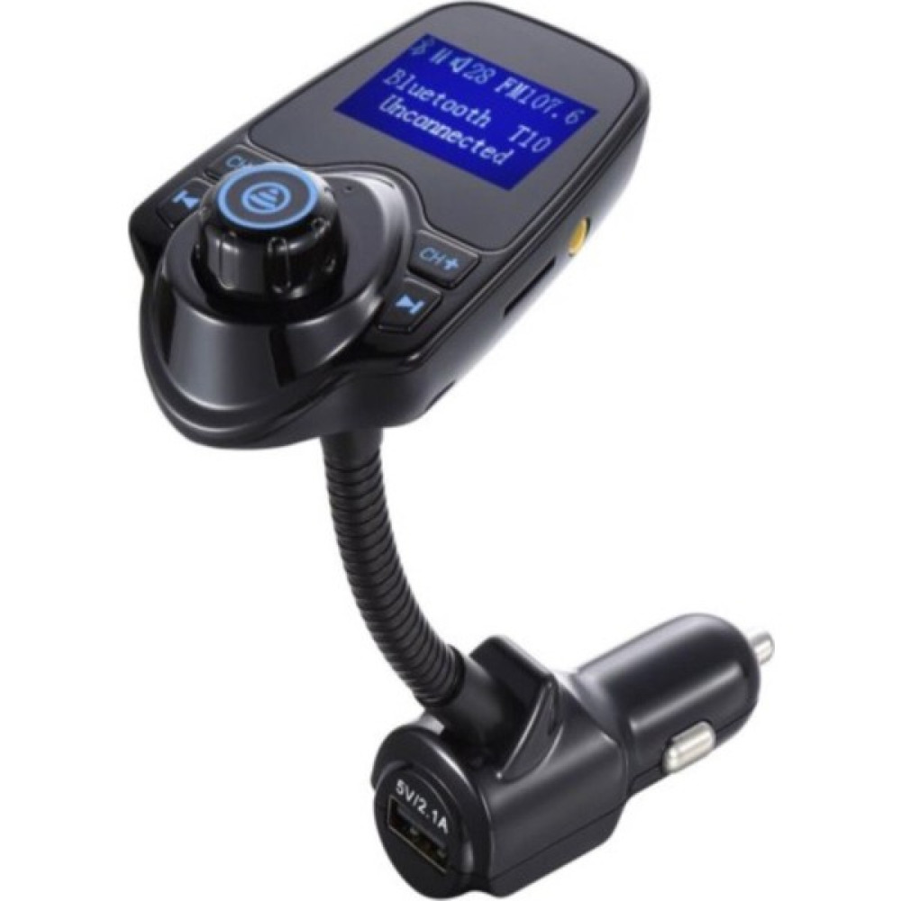 Kingboss USB Sd Kart Girişli Transmitter Aux Fm Mp3 Çalar Fonksiyonlu Bluetooth Araç Kiti T10 Cep Telefonu Araç Kiti Fiyatı