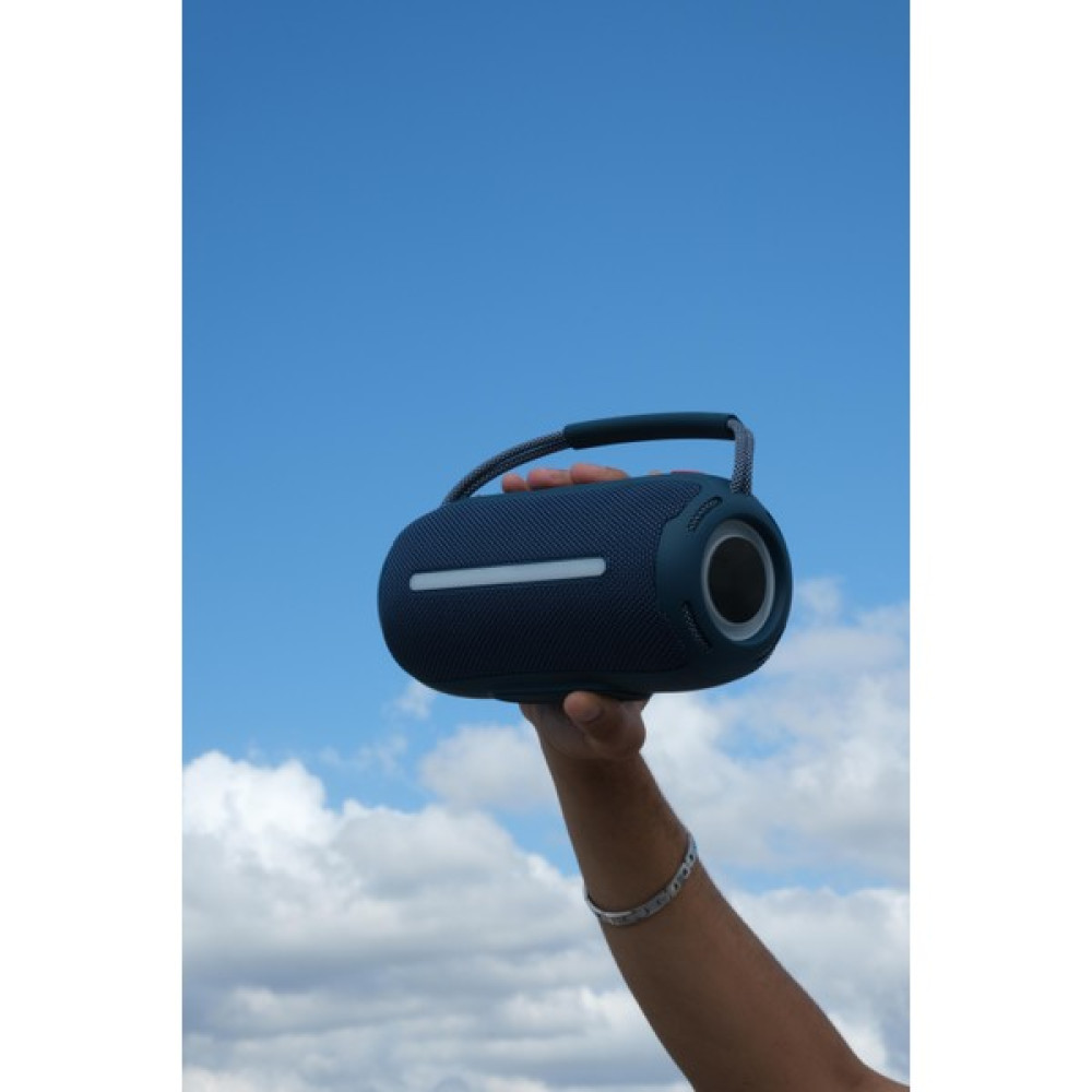Kinger Boombox Yüksek Ses Bluetooth Hoparlör Çift Bass Suya ve Toza Dayanıklı - Mavi Oto Boyaları Fiyatı