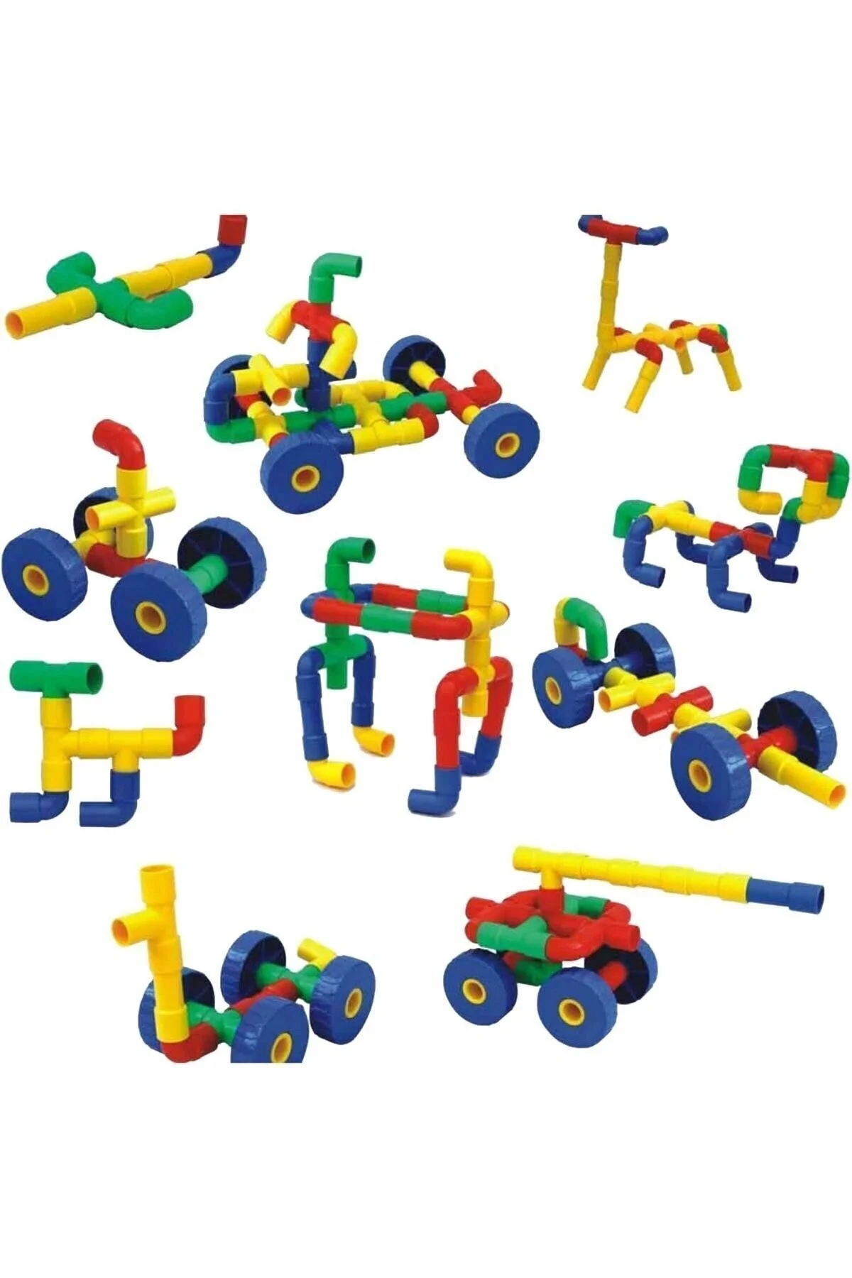 KingKids King Kids Tekerlekli Boru Lego 72 Parça Çantalı" Legolar ( Yapım Oyuncakları ) Fiyatı