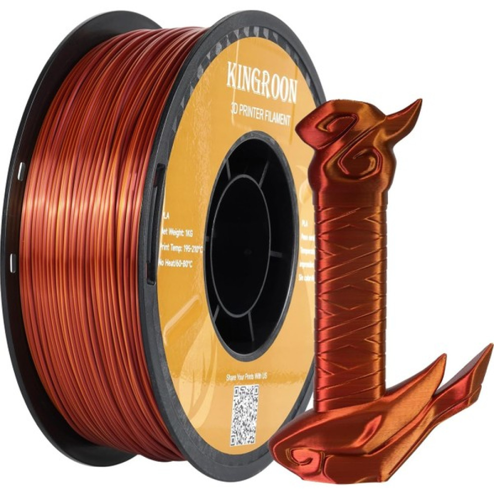 Kingroon Pla Silk Çift Renk Altın Bakır - 1.75MM - 1 kg Oto Boyaları Fiyatı