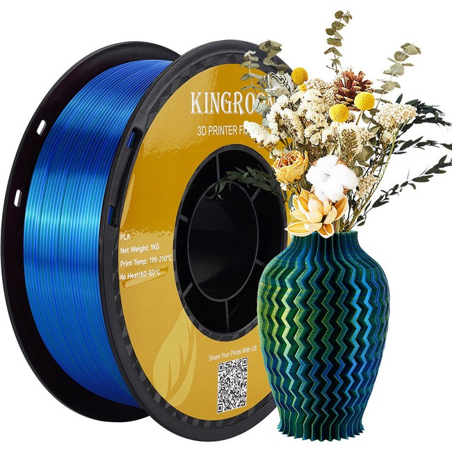 Kingroon Üç Renk Silk PLA Filament Filament Fiyatı