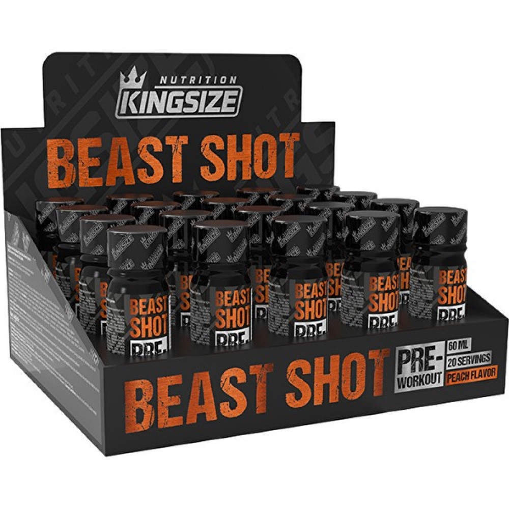 Kingsize Nutrition Beast Shot Pre-Workout 60 ml 20 Adet Amino Asit Fiyatı