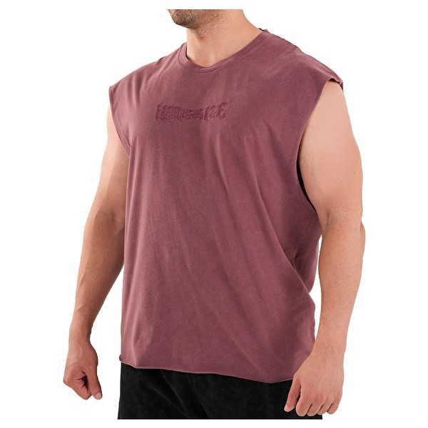 Kingsize Nutrition Kingsize Darksteel Antik Yıkamalı Kolsuz T-Shirt Bordo Giyim & İç Giyim Fiyatı
