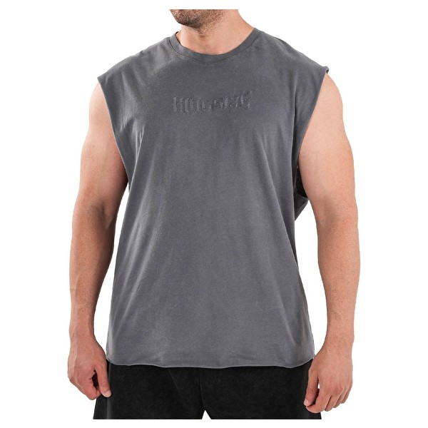 Kingsize Nutrition Kingsize Darksteel Antik Yıkamalı Kolsuz T-Shirt Füme Giyim & İç Giyim Fiyatı