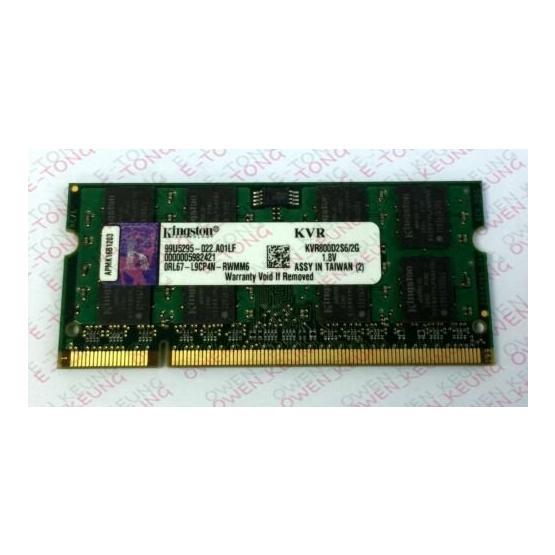 Kingston 2GB 800MHz DDR2 KVR800D2S6/2G RAM Bellek