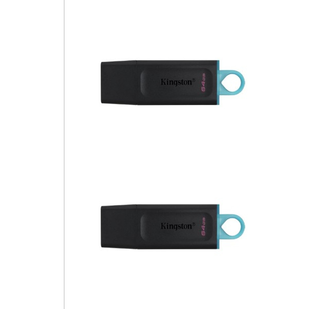 Kingston 2'li Avantaj Paket Kingston Exodia Datatraveler 64GB USB 3.2 Flash Bellek DTX/64GB - Siyah - 64 GB Flash Bellekler Fiyatı