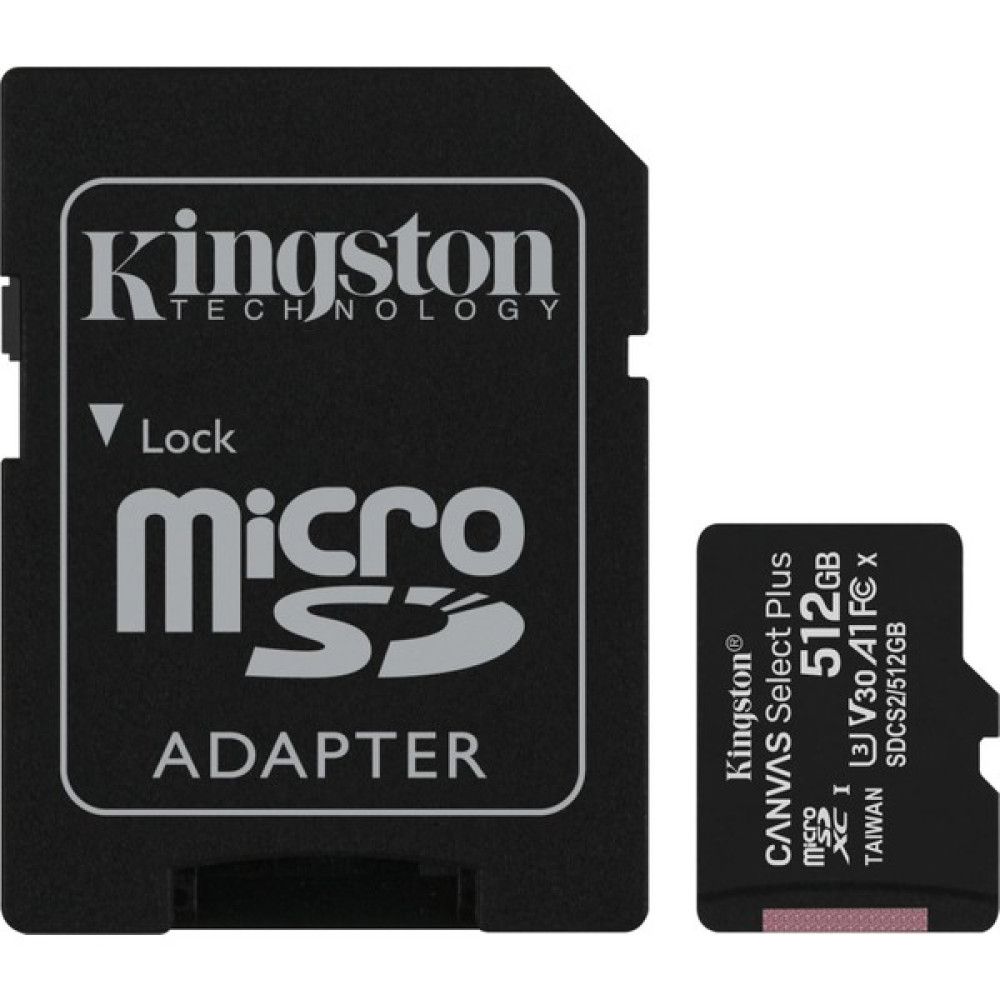 Kingston 512 GB Microsd Canvas Select Plus Hafıza Kartı SDCS2/512G Hafıza Kartları Fiyatı