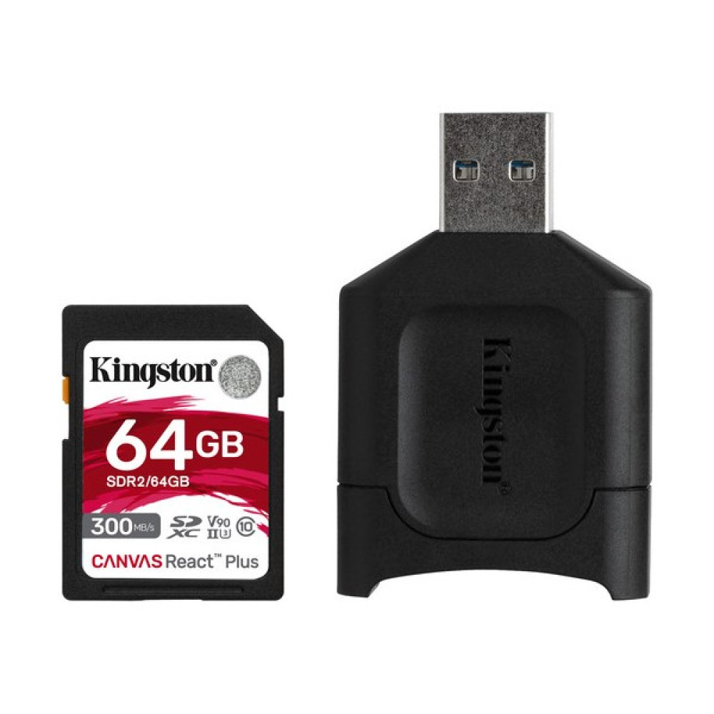 Kingston 64GB Canvas React Plus Uhs-Iı SD Hafıza Kartı MLPR2/64GB Hafıza Kartları Fiyatı