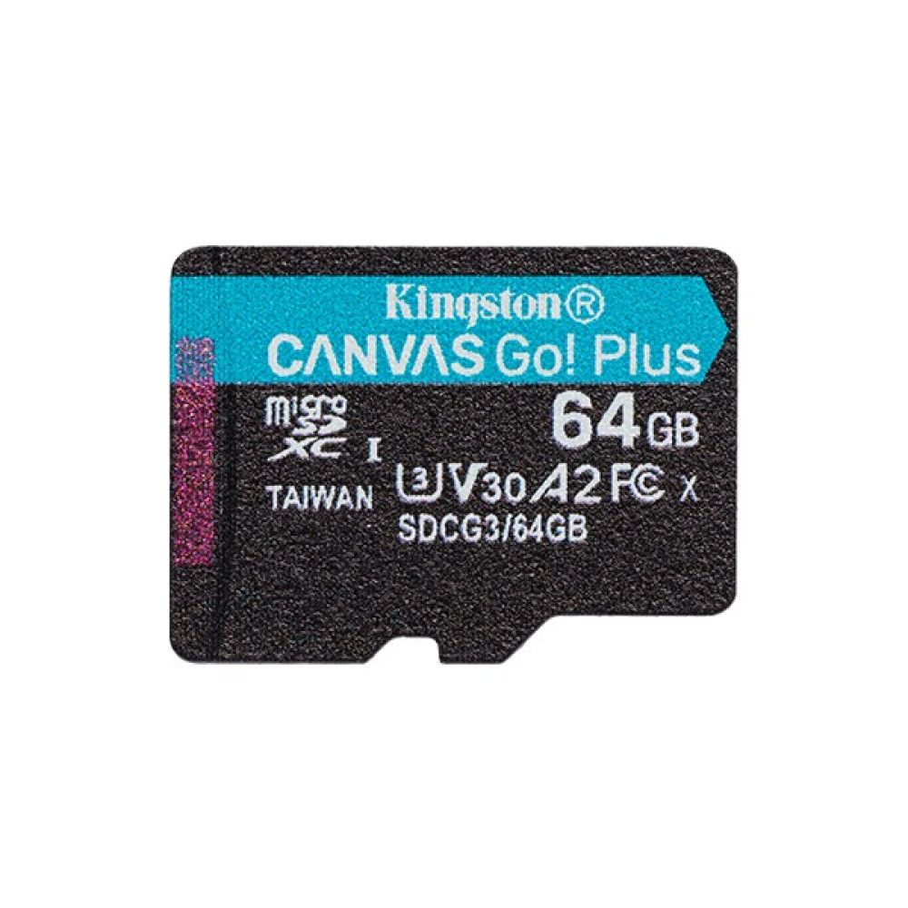 Kingston Canvas Go Plus 64GB Class 10 USH-I Hafıza Kartı SDCG3/64GB Hafıza Kartları Fiyatı
