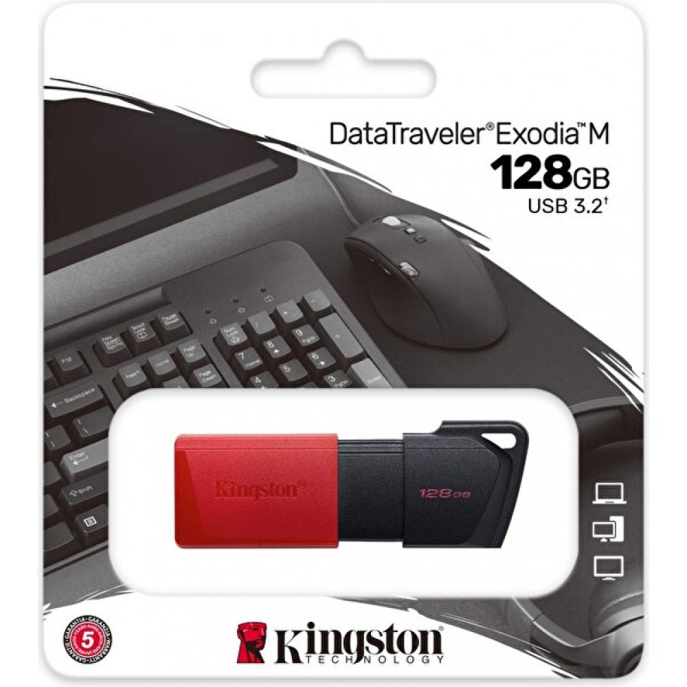 Kingston Exodia M 128GB Usb3.2 Dtxm/ Yüksek Hızlı USB Flash Bellek Flash Bellekler Fiyatı
