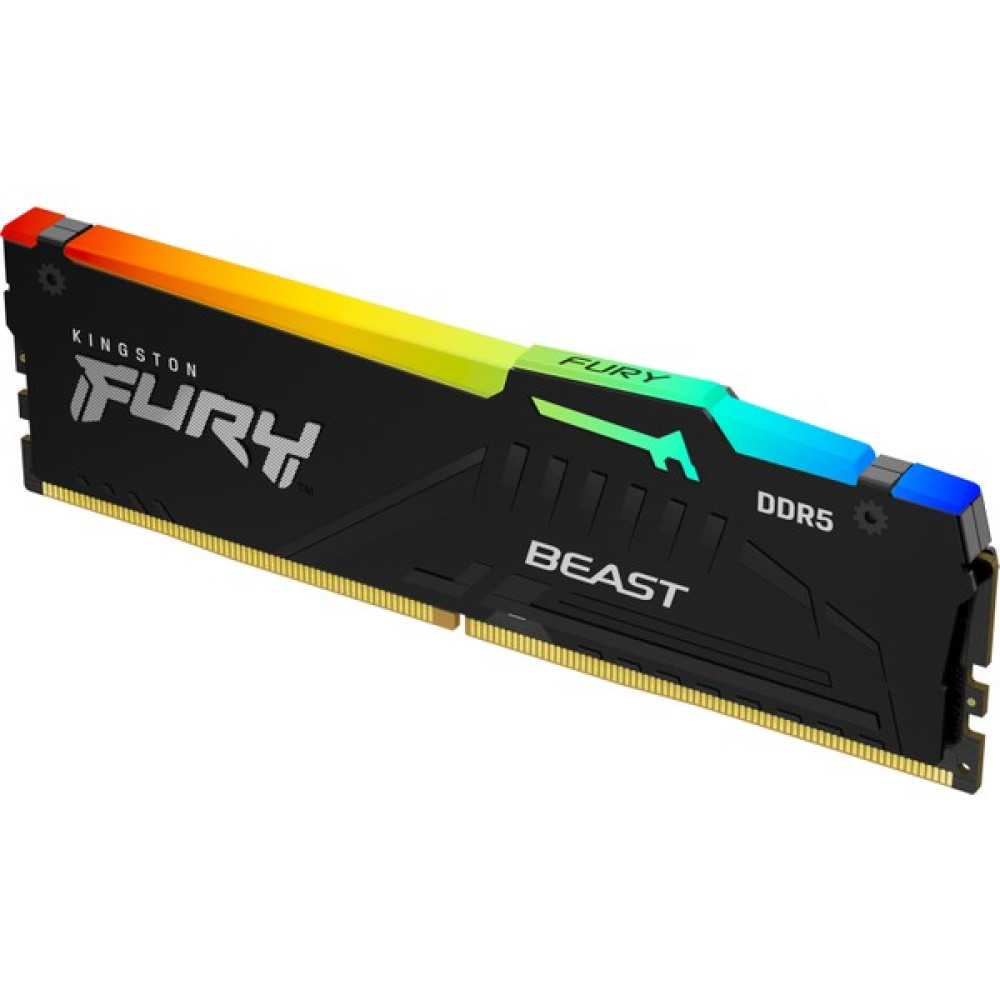 Kingston FURY Beast RGB 16GB DDR5 6000MHz CL40 Performans Rami RAM Bellekler Fiyatı