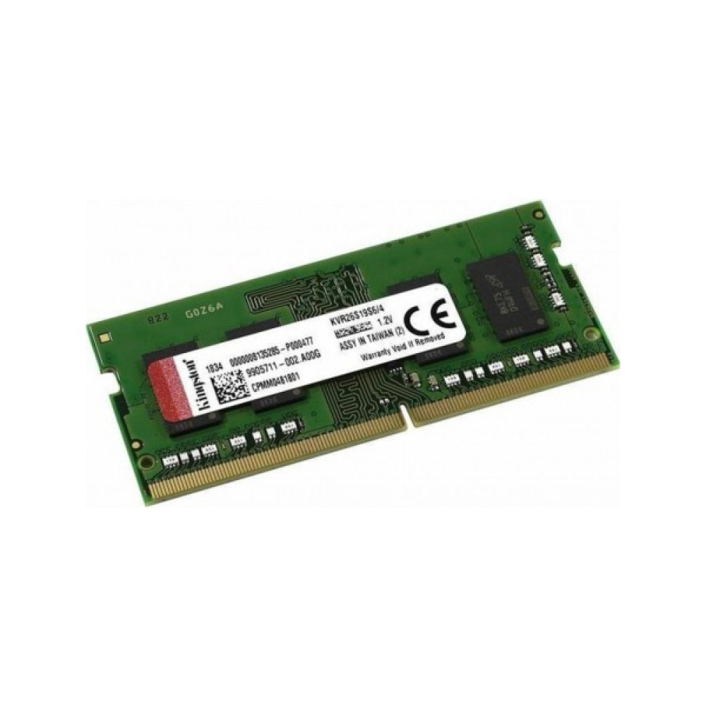 Kingston KVR26S19S6/4 4GB 2666MHZ DDR4 Sodimm Notebook Ram 12V CL19 RAM Bellekler Fiyatı