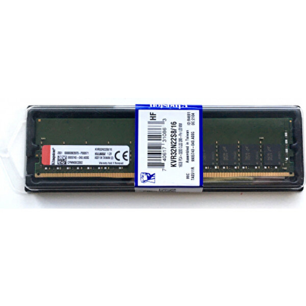 Kingston KVR32N22S8/16 16GB 3200MHZ DDR4 CL22 Masaüstü Ram RAM Bellekler Fiyatı