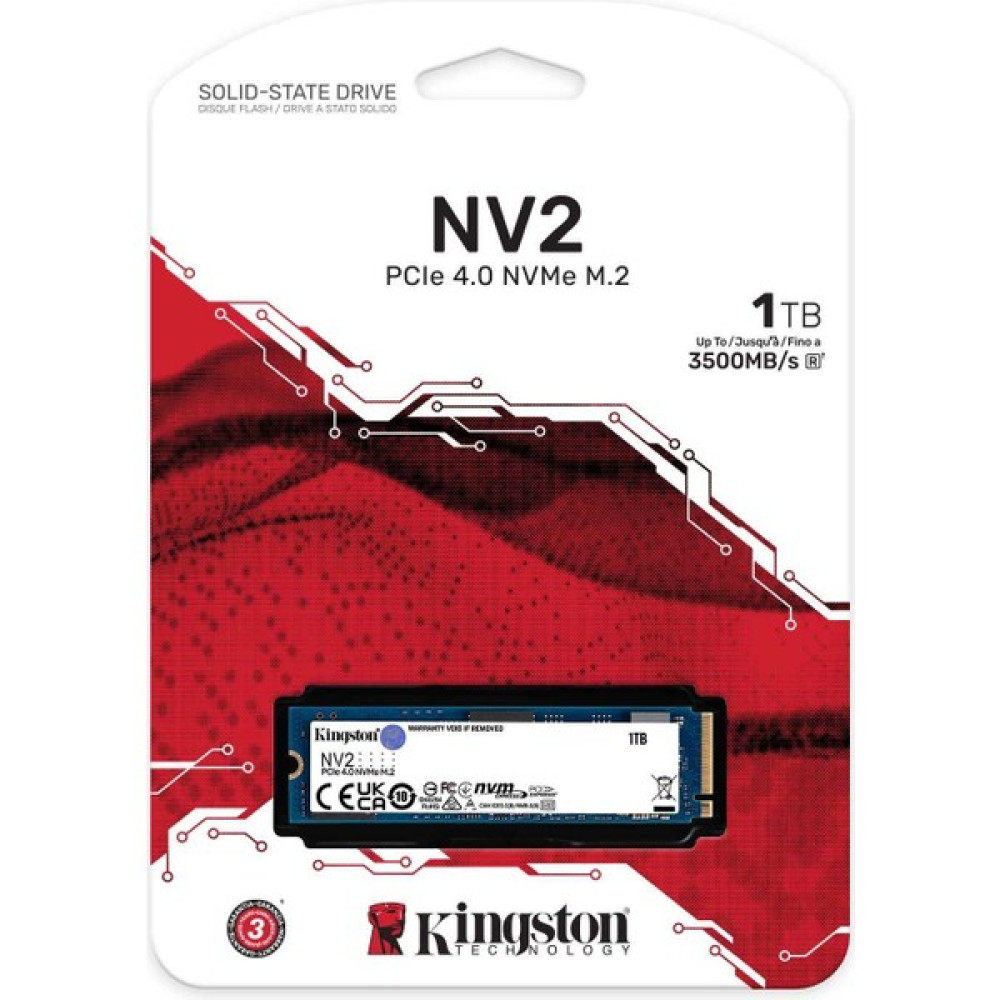 Kingston Nv2 1 TB 3500/s M.2 Nvme SSD SSD / Solid State Drive Fiyatı