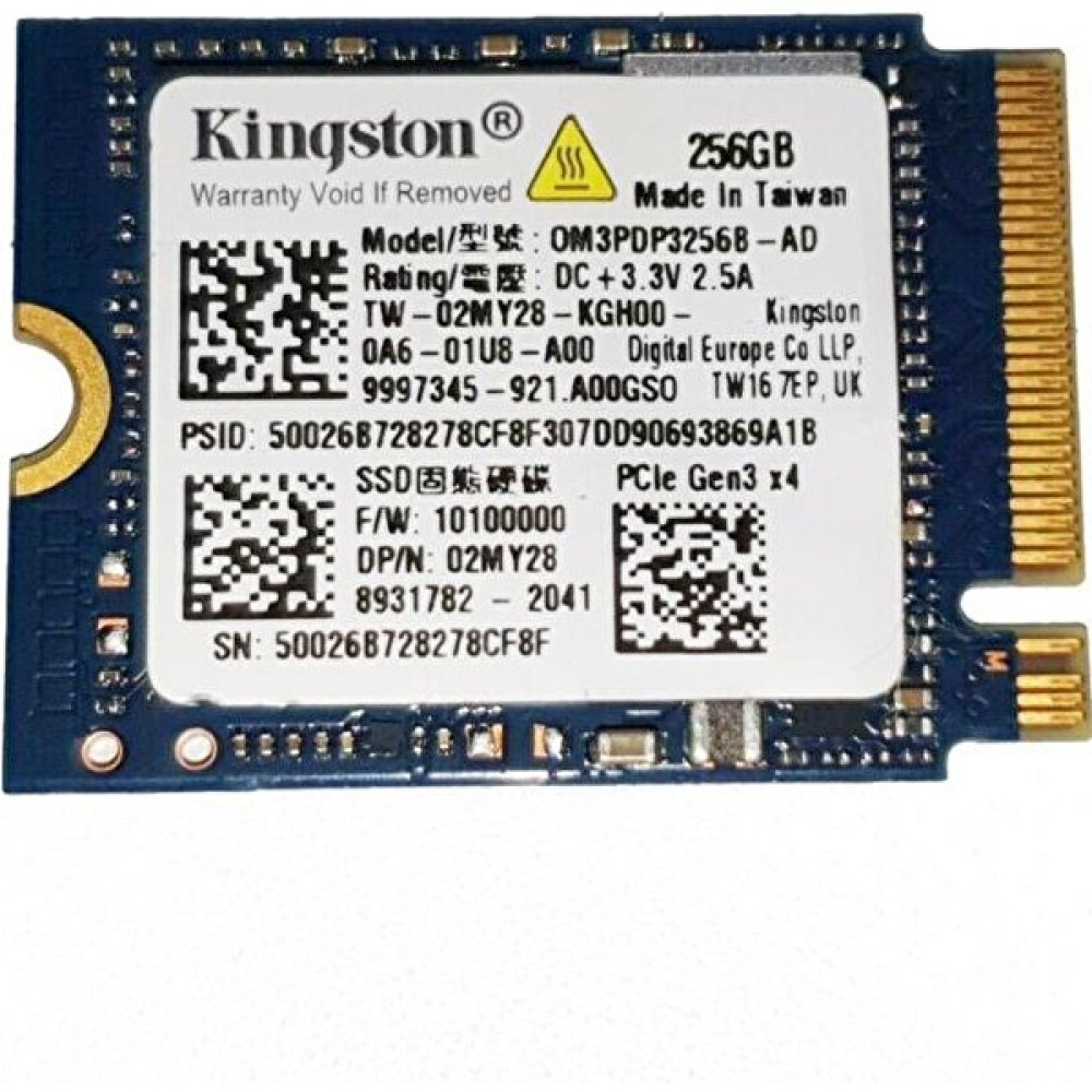 Kingston OM3PDP3256B-AD 256GB 22x30 M.2 NVMe SSD SSD / Solid State Drive Fiyatı