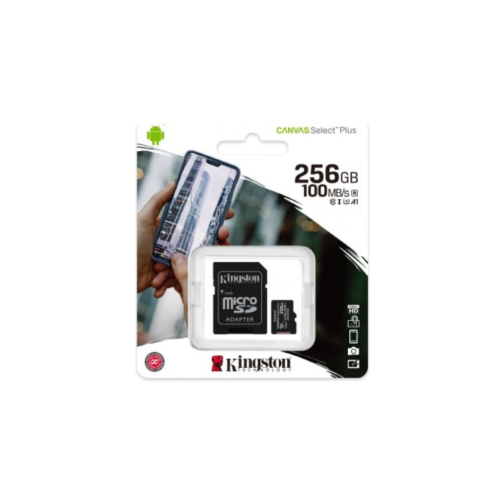 Kingston SDCS2/256GB CL10 100MB/S Microsd (Sd Adaptörlü) Hafıza Kartları Fiyatı