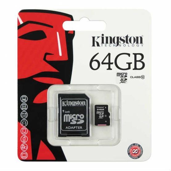 Kingston SDCX10/64GB 64 GB Class 10 Micro SD Hafıza Kartı