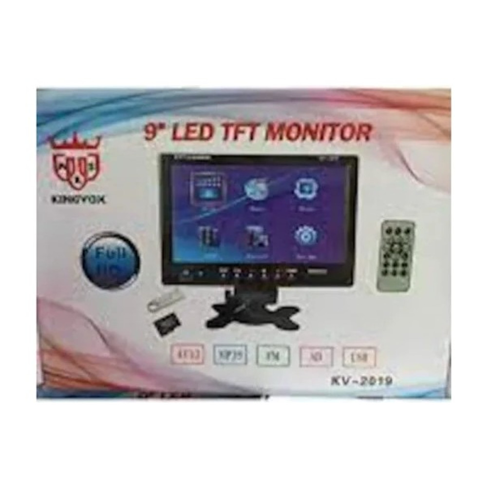 Kıngvox Kv 2019 9" Inç Monitör Fm-Usb-Mp3-Mp5-Sd Oto Görüntü Sistemleri Fiyatı