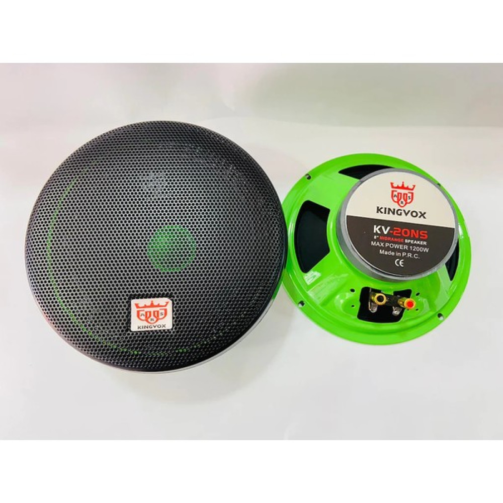 Kingvox Kv - 20NS - 20 cm - 1200WATT - 180WATT Rms - Midrange Hoparlör- 2ADET Oto Hoparlörleri & SubWoofer Fiyatı