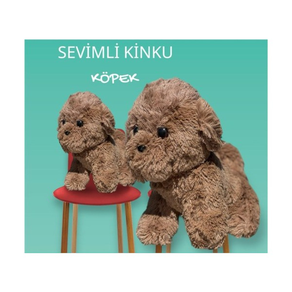 Kinku 35 cm Peluş Sevimli Köpek Oyuncak Peluş Karışık Renk - (DipCamo)Charcoal-White Peluş Oyuncaklar Fiyatı