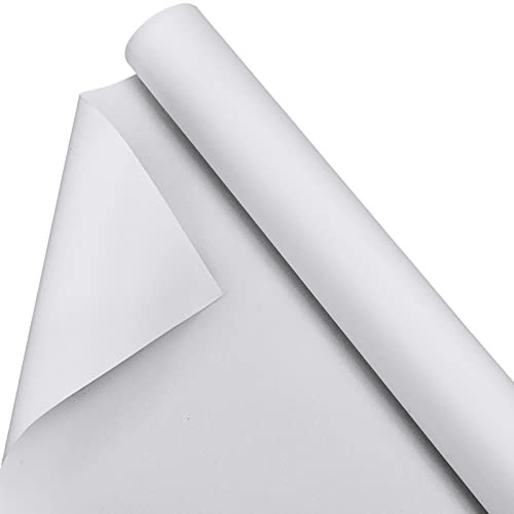 Kinlop 36 Inch x 20 Feet Double Primed Cotton Canvas White Canvas Roll for Oil and Acrylic Paint Tuval Fiyatı