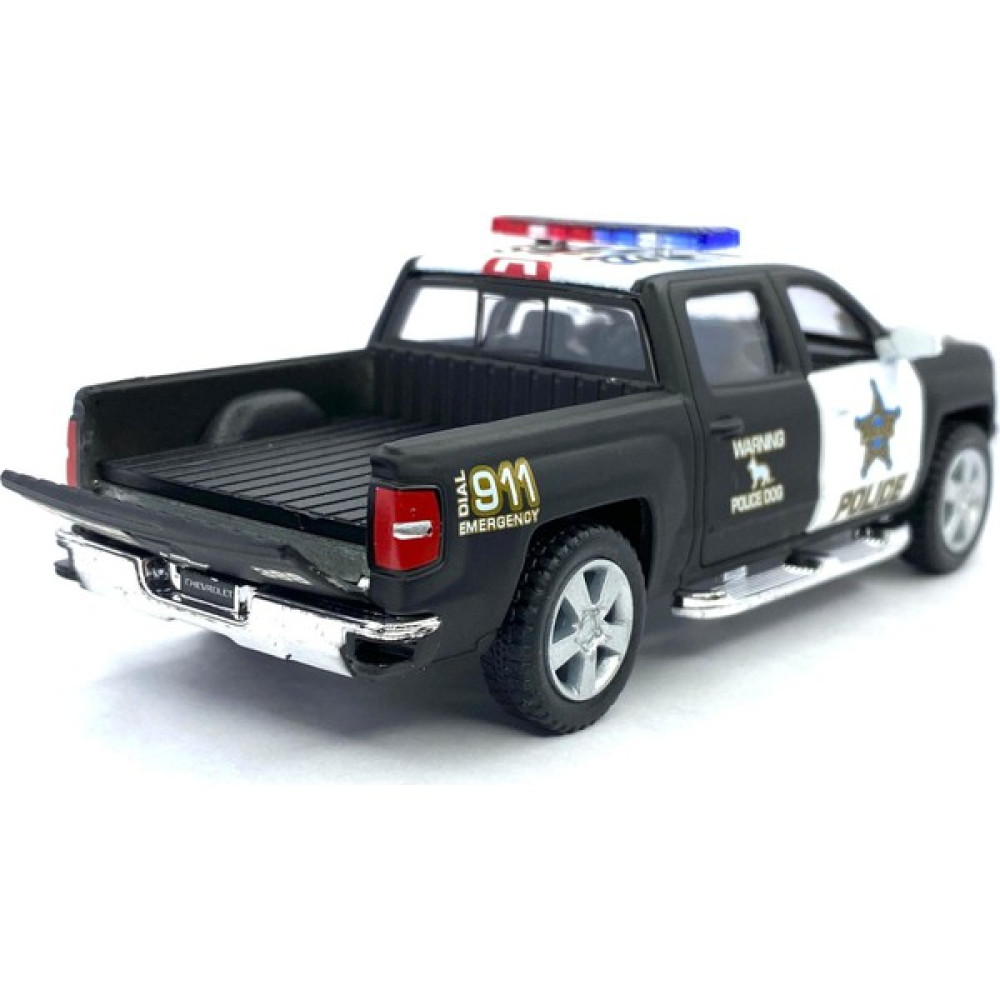 Kinsmart 2014 Chevrolet Silverado Polis Çek Bırak 5inch. Lisanslı Model Araba, Oyuncak Araba 1:46 Oyuncak Araç Fiyatı