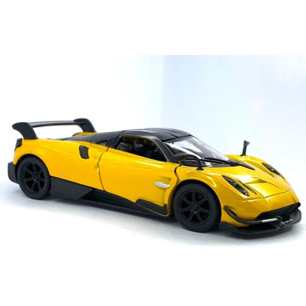 Kinsmart 2016 Pagani Huayra Bc Çek Bırak 5inch. Lisanslı Model Araba, Oyuncak Araba 1:38 - Sarı Oyuncak Araç Fiyatı