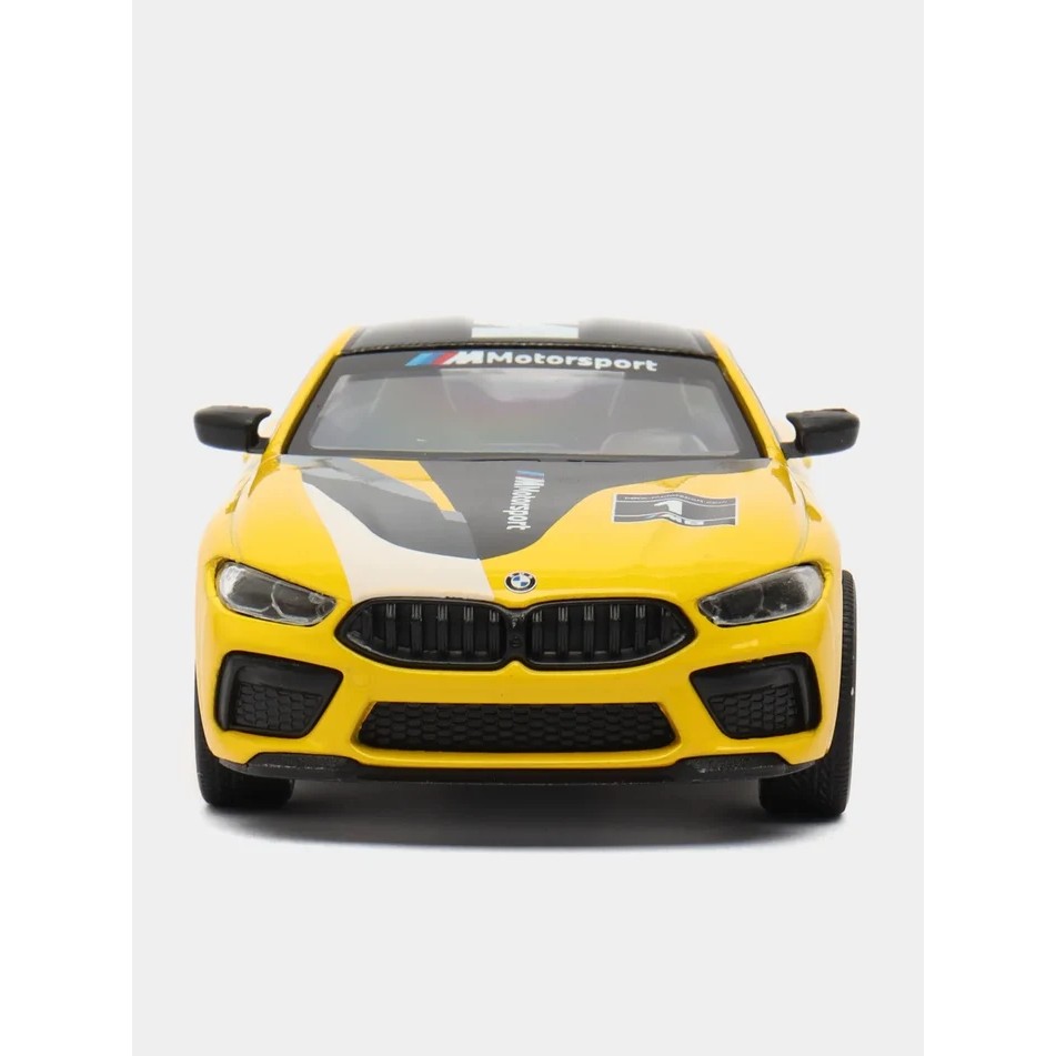 Kinsmart Bmw M8 Competition Coupe Livery Edition KT5425DF 1:38 Scale Model Lisanslı Sarı Oyuncak Araç Fiyatı