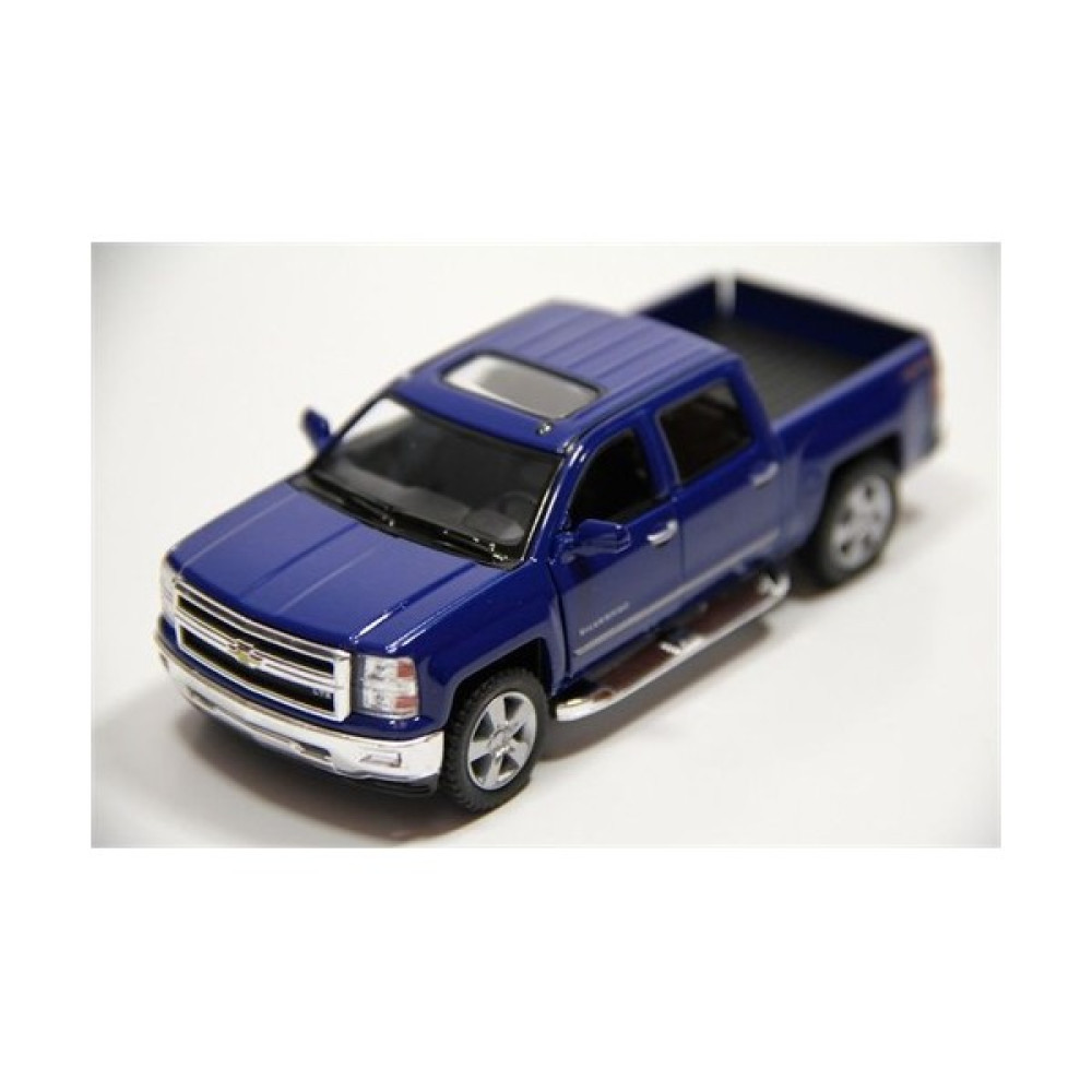 Kinsmart Mavi 2014 Chevrolet Silverado 1:46 Ölçekli Metal Araba Oyuncak Araç Fiyatı