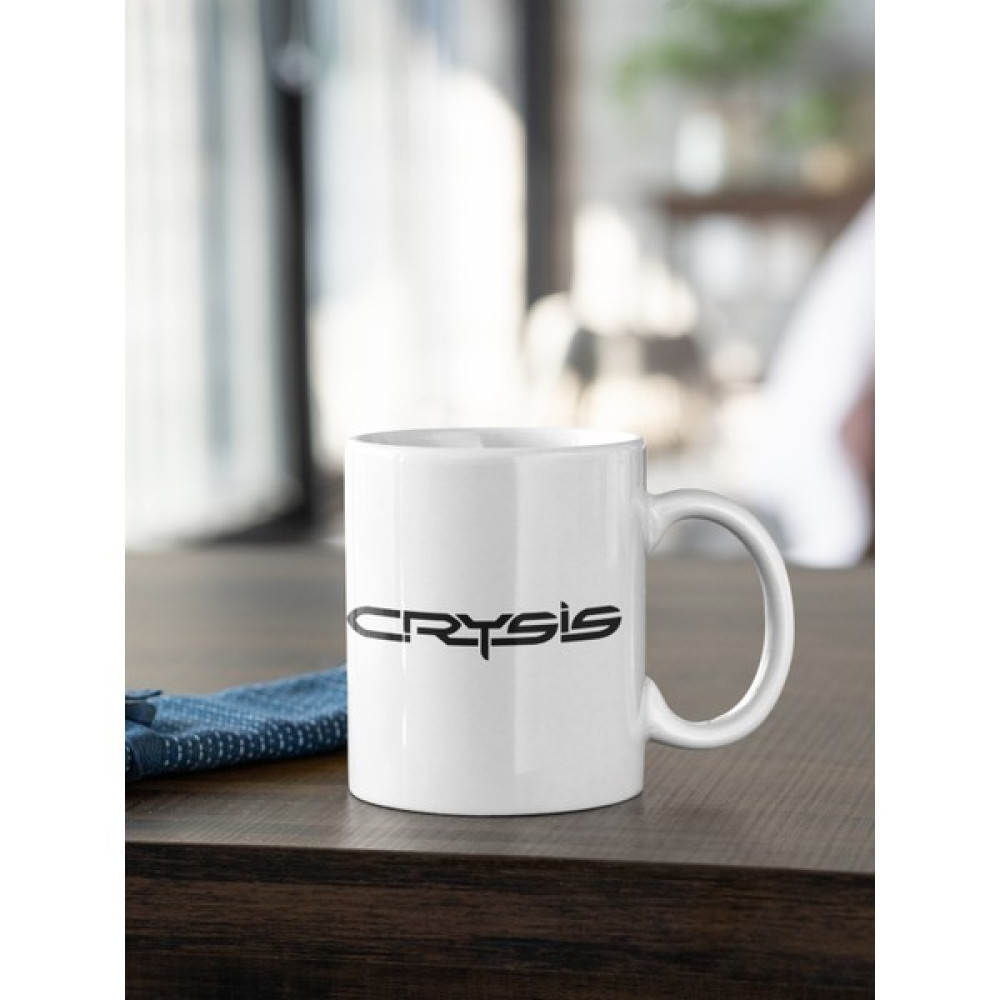 Kio Tasarım Crysis 3 Siyah Beyaz Logo Baskılı Kahve Çay Kupası Kupa Beyaz Porselen Mug Sevgililer-İş Arkadaşı-Doğum-Günü Hediyesi Hediye Oto Boyaları Fiyatı