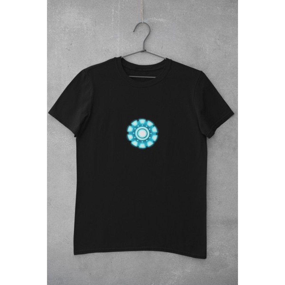 Kio Tasarım Marvel Iron Man Arc Reaktör Baskılı T-Shirt Erkek Erkek T-shirt Fiyatı