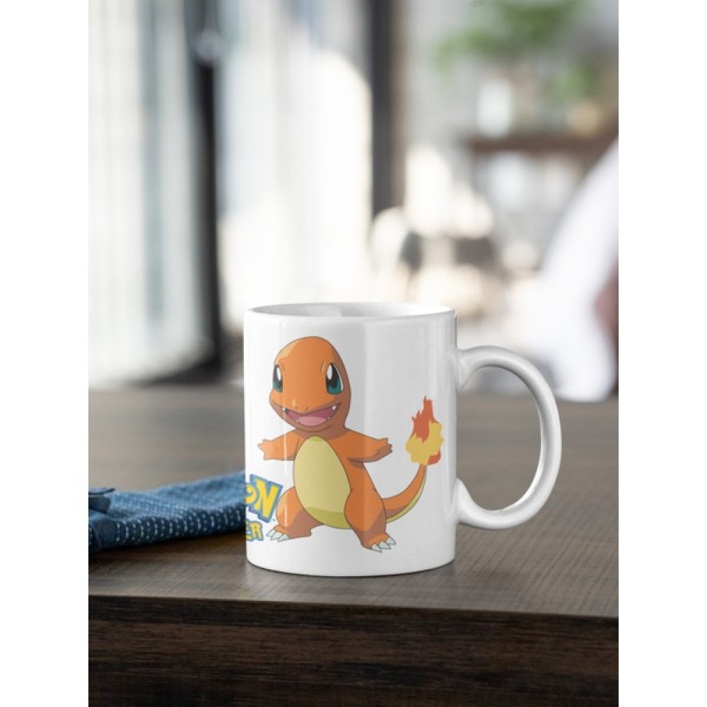 Kio Tasarım Pokemon Kupa Bardak Charmander Çarmendır Baskılı Kahve Çay Kupası Beyaz Porselen Mug Sevgililer-İş Arkadaşı-Doğum-Günü Hediyesi Hediye Oto Boyaları Fiyatı