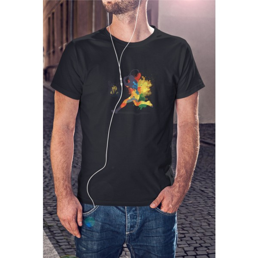 Kio Tasarım Tenis Serisi 4 Best Tennis Baskılı Tişört Erkek Pamuklu Sevgililer-Doğum-Günü Hediye Erkek T-shirt Fiyatı