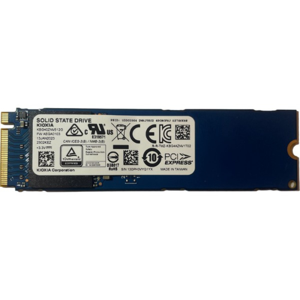 Kıoxıa 512GB KBG40ZNV512G Pcıe Bg4 Nvme M2 2200MB-1400MB/SN Tray SSD SSD / Solid State Drive Fiyatı