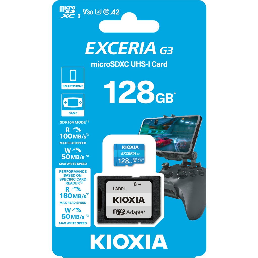 Kioxia Kıoxıa 128GB Excceria G3 Micro Sdxc U1 V30 A2 4K 160/50 Mb/sn Hafıza Kartı (LMEX3L128GG2) Hafıza Kartları Fiyatı