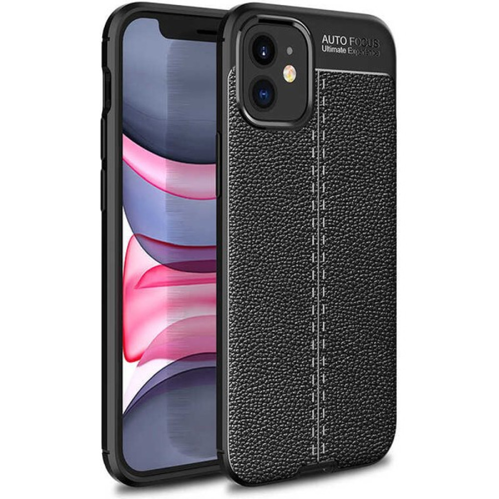 Kip GSM Apple iPhone 12 Mini Uyumlu Darbeye Dayanıklı Deri Dikişli Armor Serisi Kamera Korumalı Kılıf - Siyah Cep Telefonu Kılıfı Fiyatı