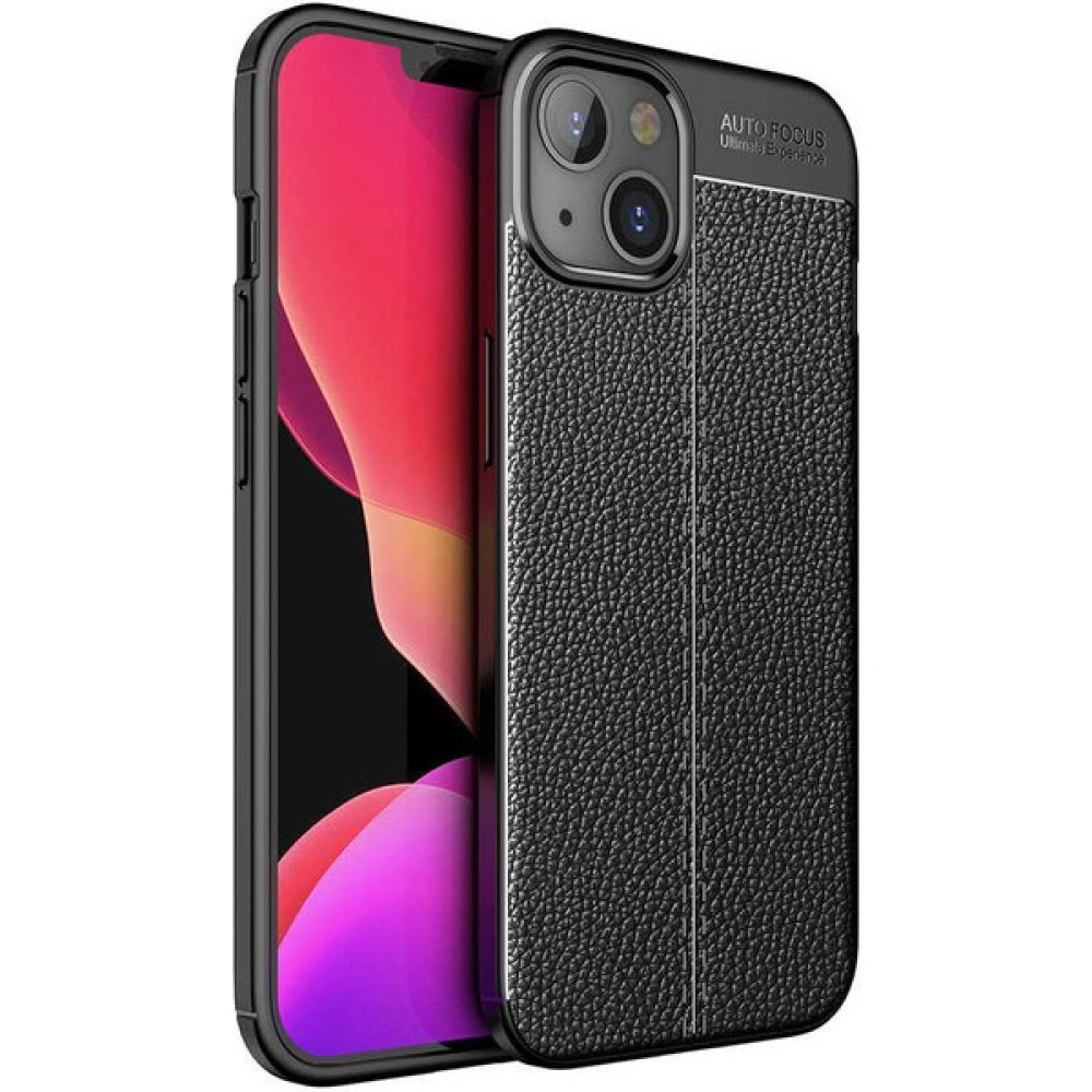Kip GSM Apple iPhone 14 Plus Uyumlu Darbeye Dayanıklı Deri Dikişli Armor Serisi Kamera Korumalı Kılıf - Siyah Cep Telefonu Kılıfı Fiyatı