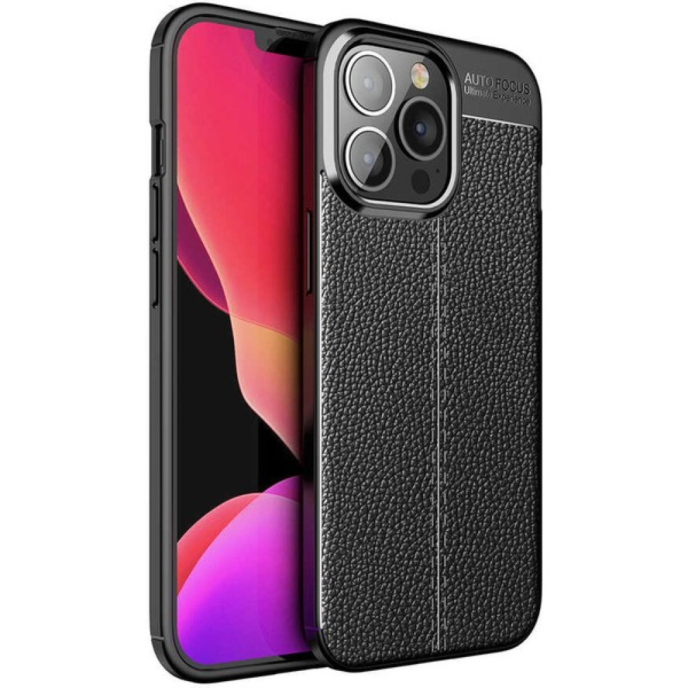 Kip GSM Apple iPhone 14 Pro Uyumlu Darbeye Dayanıklı Deri Dikişli Armor Serisi Kamera Korumalı Kılıf - Siyah Cep Telefonu Kılıfı Fiyatı