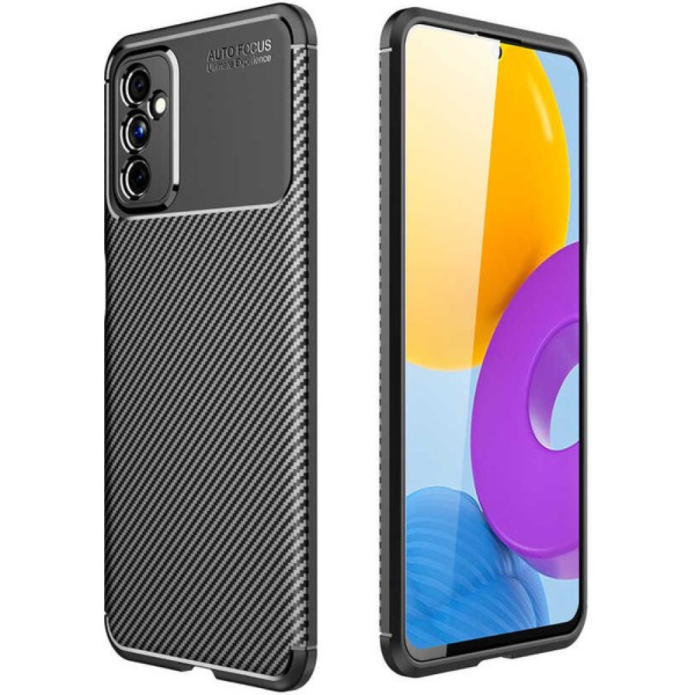 Kip GSM Galaxy M52 Kılıf Karbon Desenli Yüksek Kalite Negro Silikon Kapak - Siyah Cep Telefonu Kılıfı Fiyatı