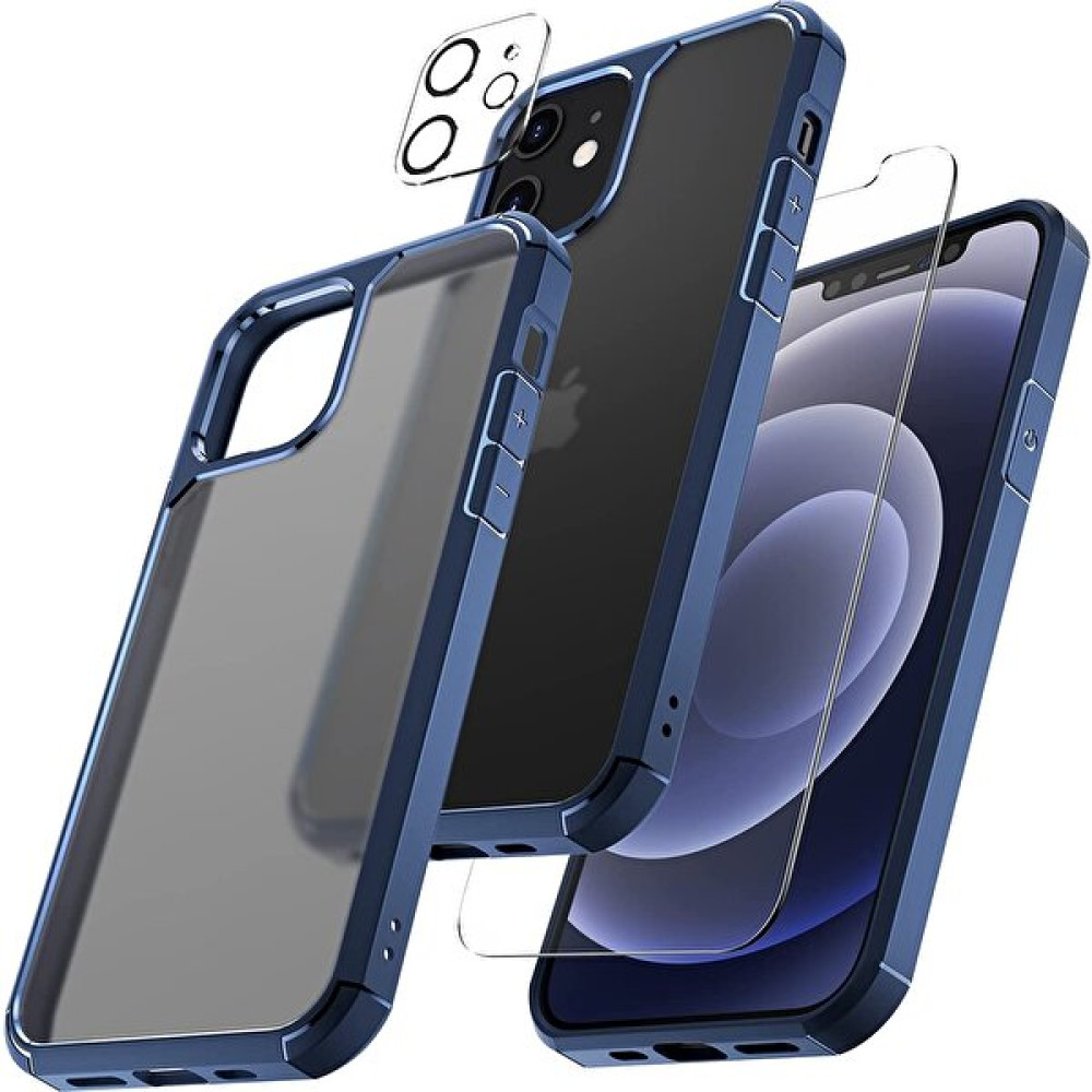 Kip GSM iPhone 12 6.1 Inç Için Tasarlanan 1 Paket Temperli Cam Ekran Koruyucu + 1 Paket Kamera Lens Koruyucu (Askeri Sınıf Koruma) Darbeye Dayanıkl... Cep Telefonu Kılıfı Fiyatı