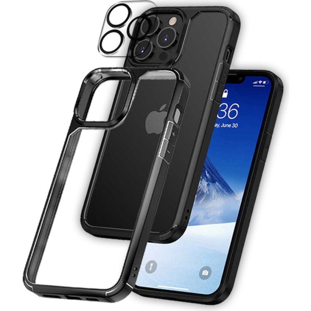 Kip GSM iPhone 13 Pro Max 6.7 Inç Için Tasarlanan 1 Paket Temperli Cam Ekran Koruyucu + 1 Paket Kamera Lens Koruyucu (Askeri Sınıf Koruma) Darbeye ... Cep Telefonu Kılıfı Fiyatı