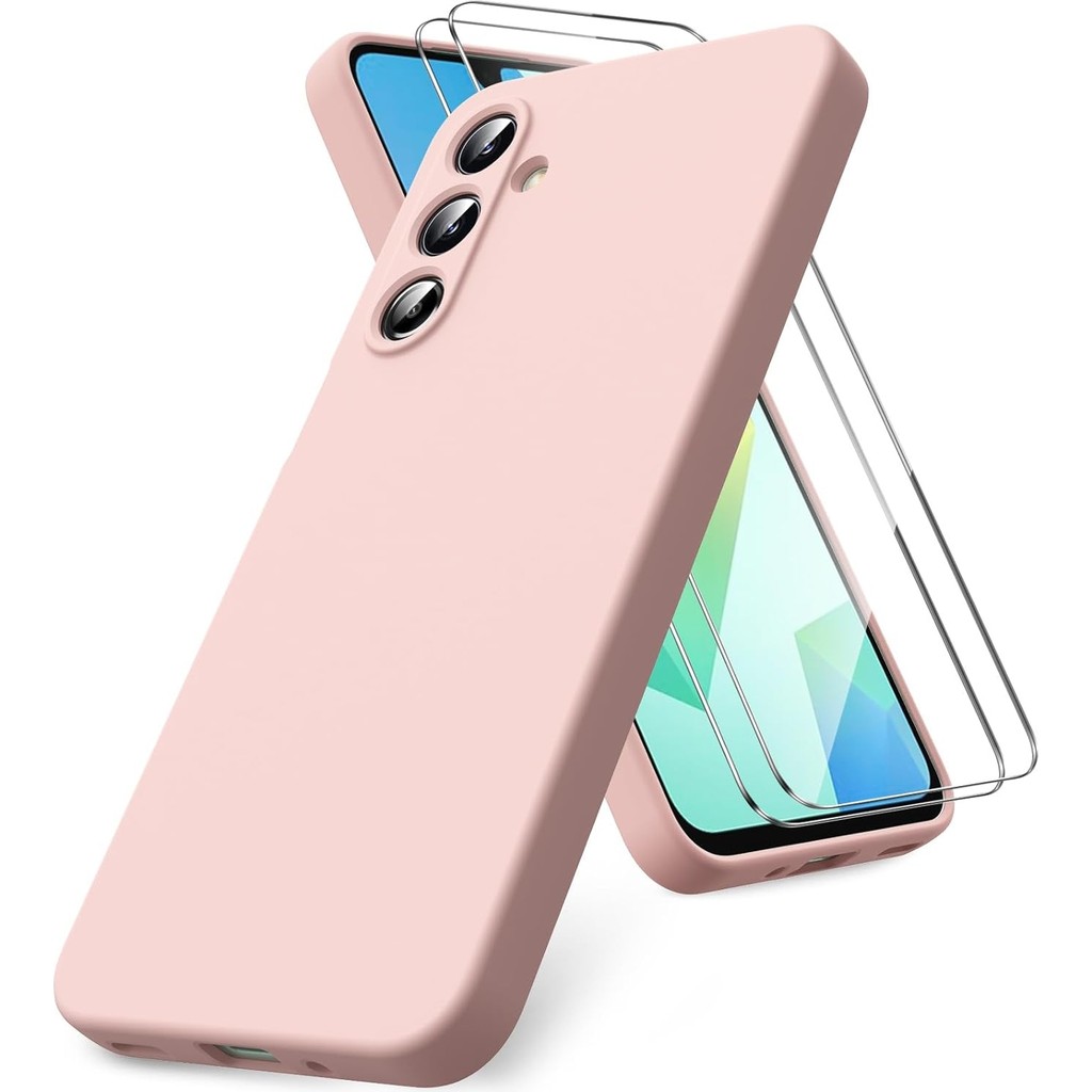 Kip GSM Samsung Galaxy S23 Uyumlu Ekran Koruyuculu Kılıf Çizilmez Içi Kadife Lansman Yumuşak Ince Kapak - Pembe Cep Telefonu Kılıfı Fiyatı