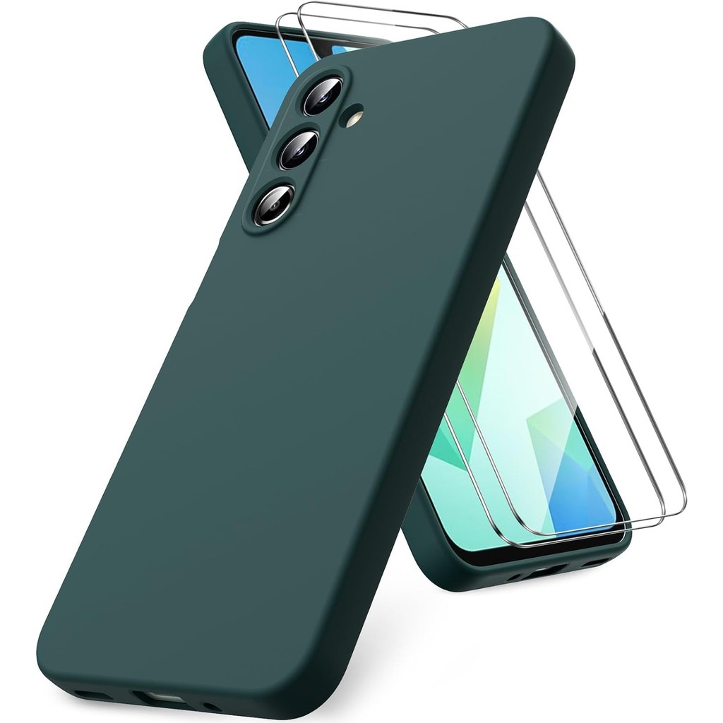 Kip GSM Samsung Galaxy S23 Uyumlu Ekran Koruyuculu Kılıf Çizilmez Içi Kadife Lansman Yumuşak Ince Kapak - Yeşil Cep Telefonu Kılıfı Fiyatı