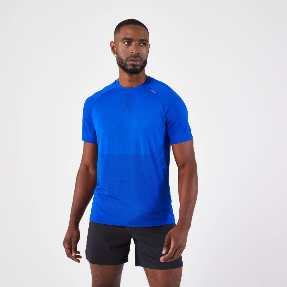 Kiprun Erkek Koşu Tişörtü - Mavi - Kiprun Run 500 Erkek T-shirt Fiyatı