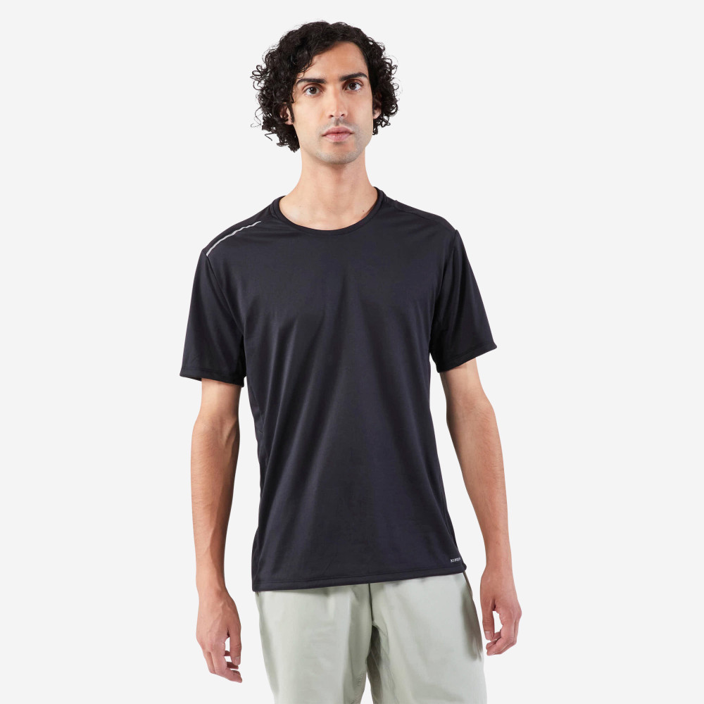 Kiprun Erkek Koşu Tişörtü - Siyah - Kiprun Run 500 Dry + Erkek T-shirt Fiyatı