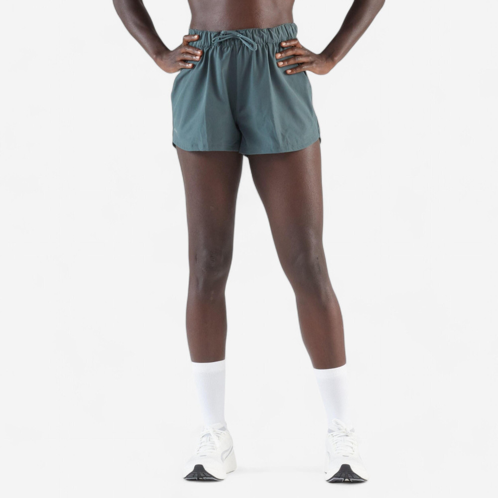 Kiprun Kadın Koşu/Arazi Koşusu Şortu - Koyu Yeşil - Kiprun Run 500 Dry Giyim (Outdoor) Fiyatı