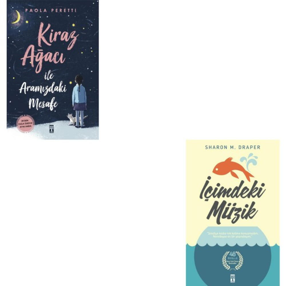 Kiraz Ağacı İle Aramızdaki Mesafe - İçimdeki Müzik (2 Kitap Set) -Cizo Ayraç Çocuk Roman Fiyatı