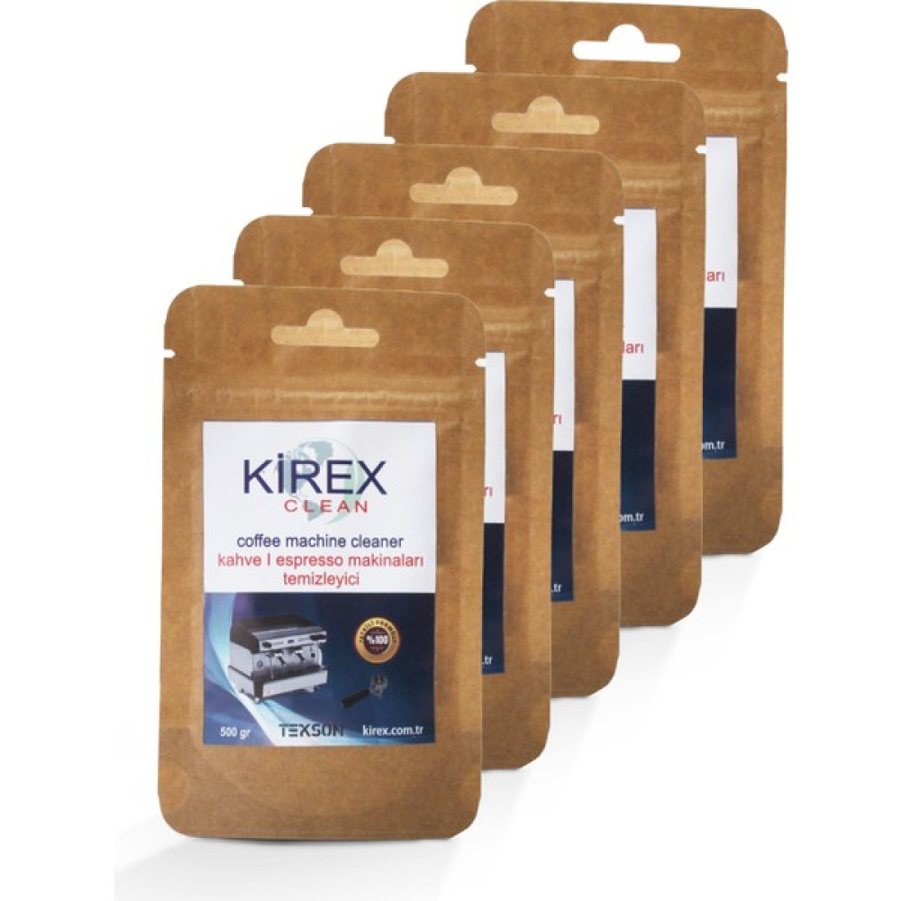 Kirex 5'li Kahve&espresso Makinaları Temizleyici Toz 5x20 gr. Elektrikli Mutfak Aletleri Aksesuarı Fiyatı